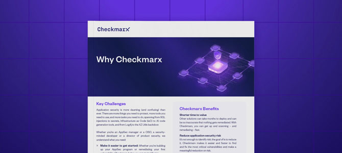 Why Checkmarx